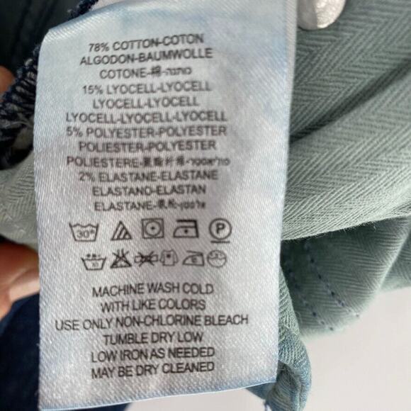 Free People Reagan Womens Skinny Jeans Exposed Button Fly‎ Cropped Raw Hem 28 - Picture 6 of 9